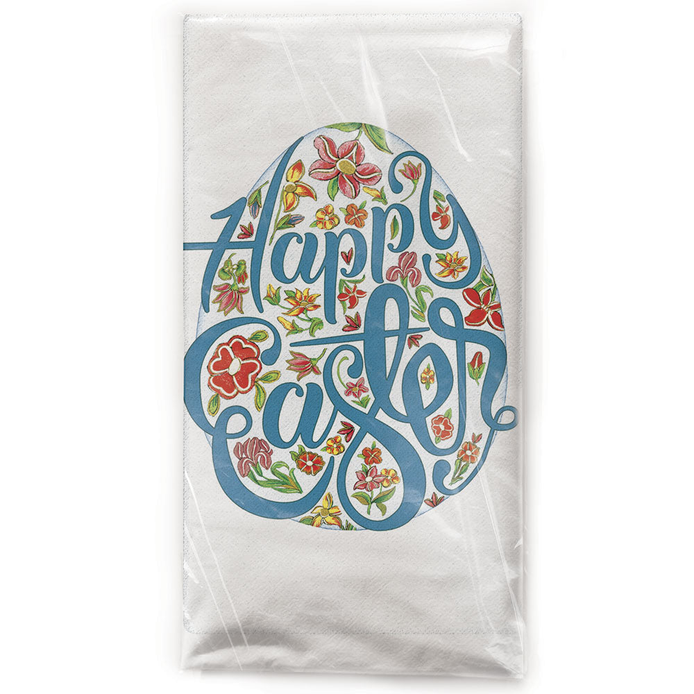 Happy Easter Bagged Towel