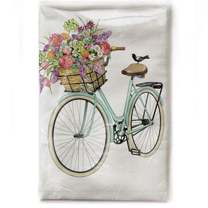 Spring Bike Bagged Towel
