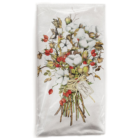 Cotton Cranberries Bagged Towel