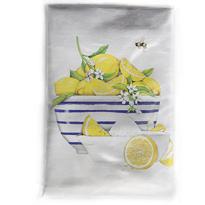 Lemon Bowl Bagged Towel