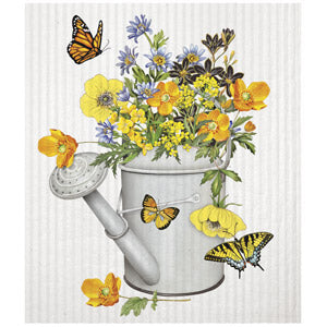 Hummingbird Water Can Sponge Cloth