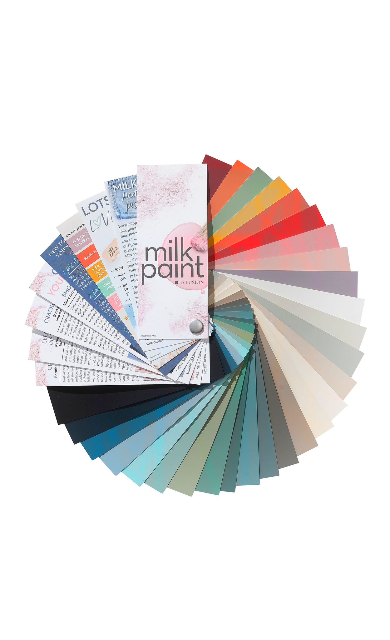 Milk Paint Fan Deck