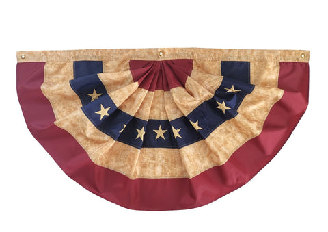 Primitive Bunting Flag
